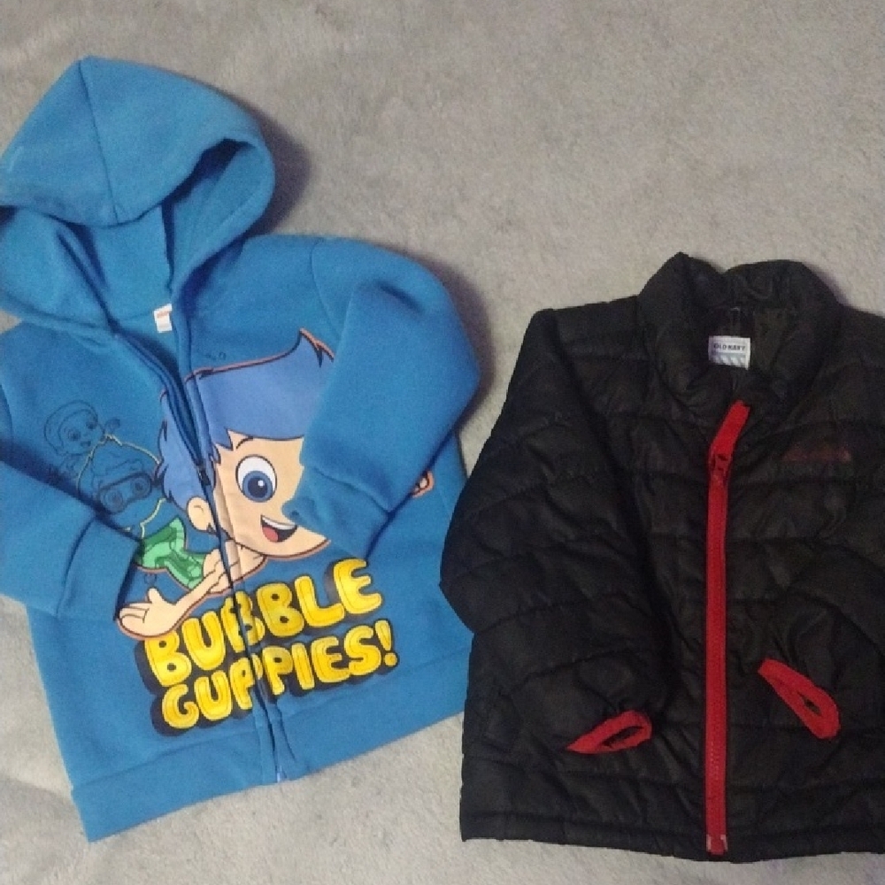 Bubble Guppies and Old Navy jacket
